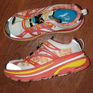Hoka Sneakers Orange White